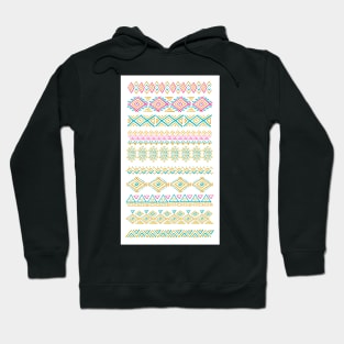 Set of geometric seamless patterns Hoodie